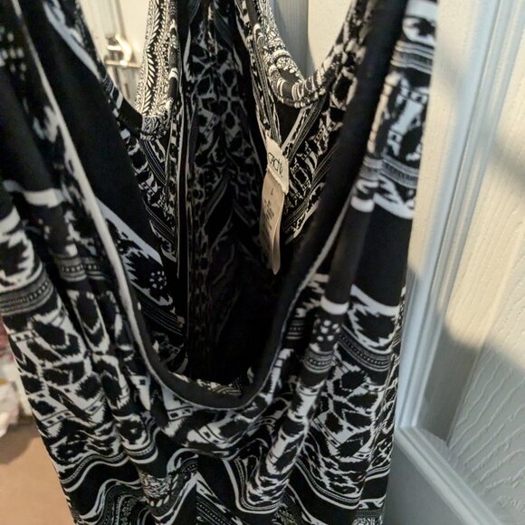 Cache Maxi Dress, Women's Large, Chevron Pattern, Adjustable Straps - Picture 11 of 12